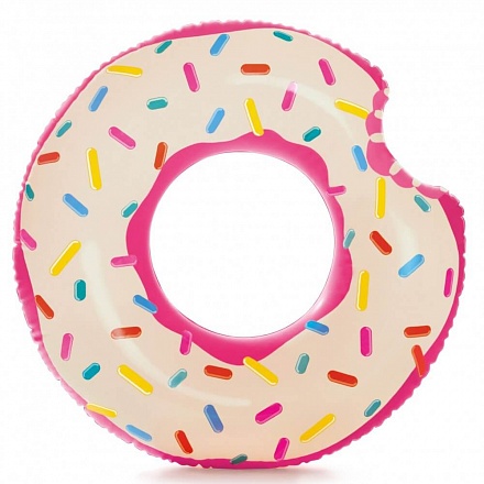 Надувной круг – Пончик, размер 107 х 99 см., от 9 лет 
